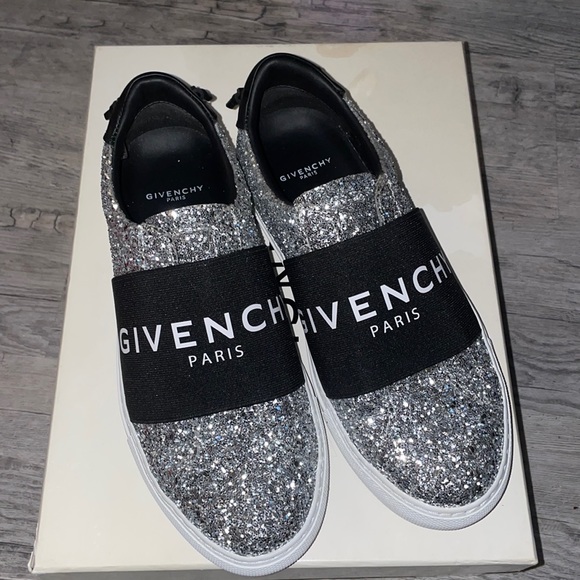 Givenchy Urban Street Sneakers (Black/Silver) - Picture 1 of 5
